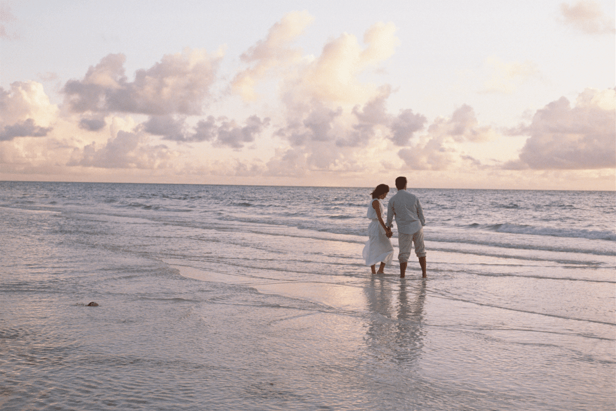 couple on a beach
