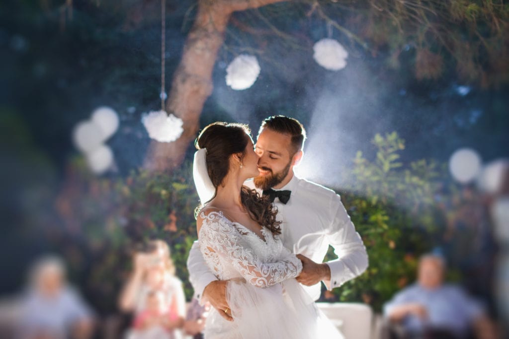 couple dancing at wedding