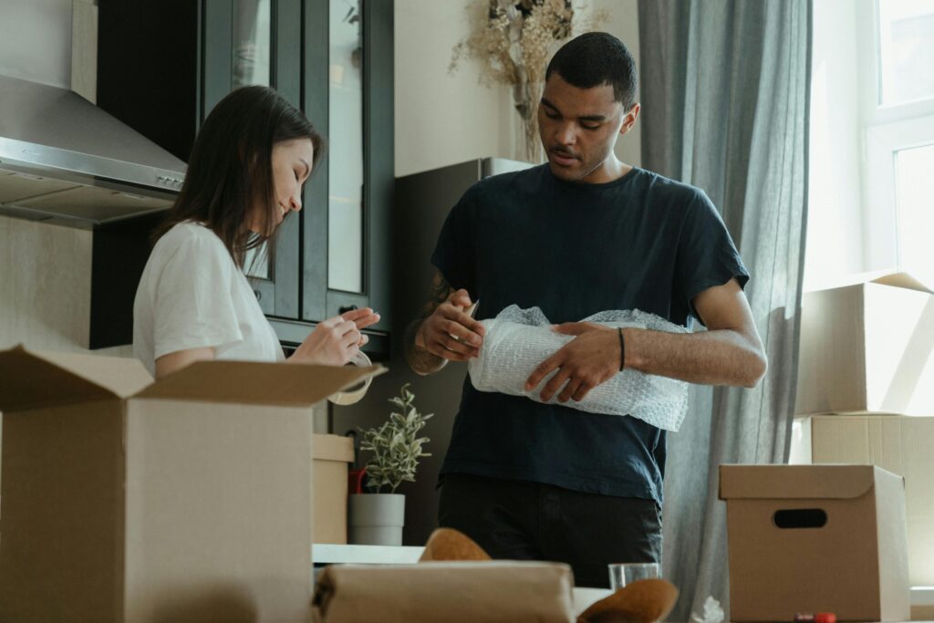 couple moving