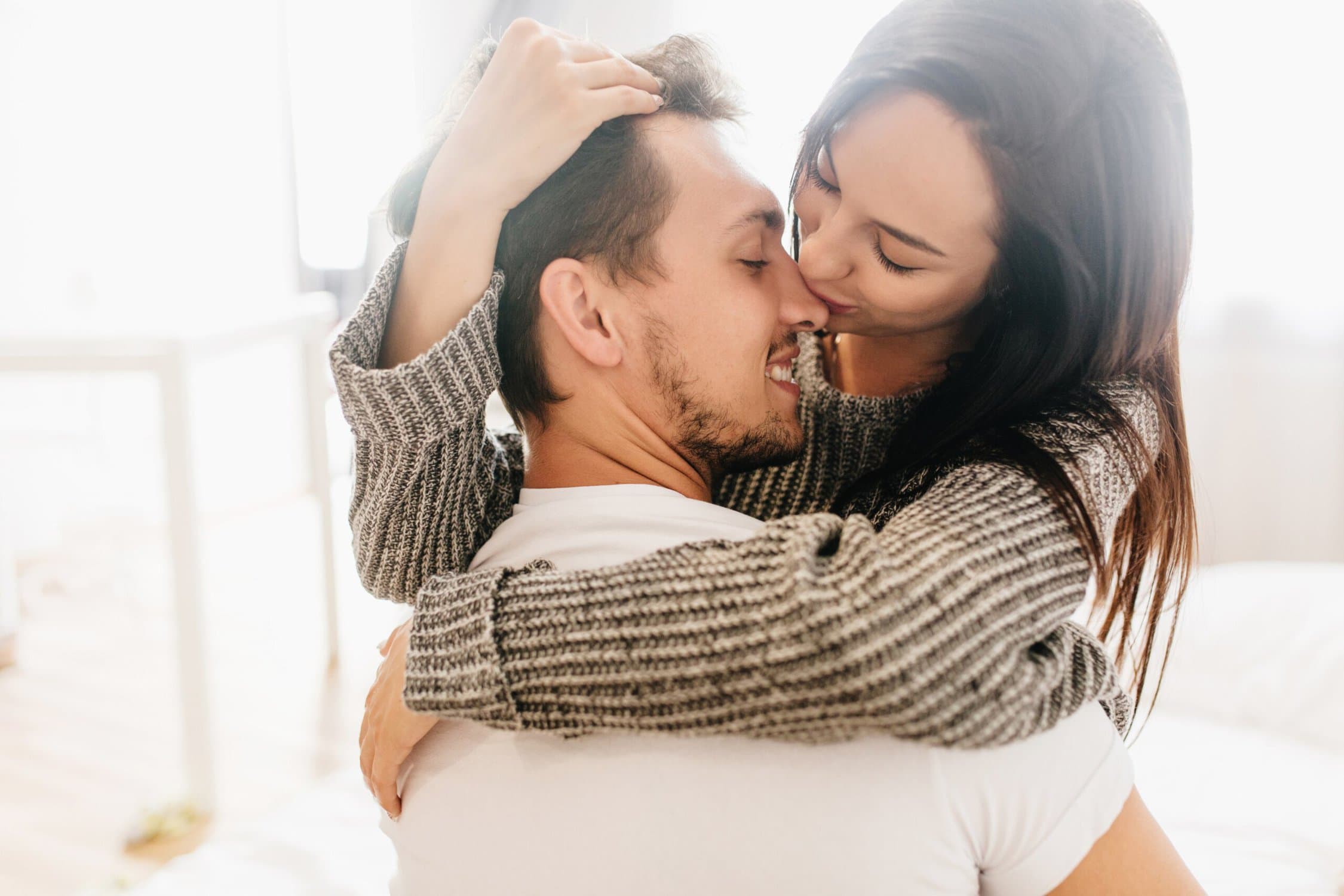 couple hugging