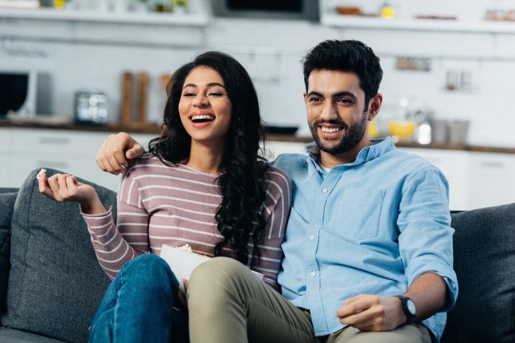 couple on couch