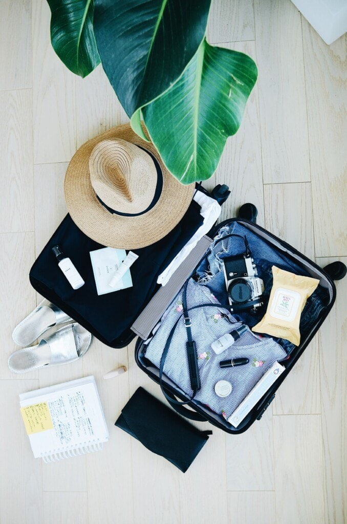 suitcase open